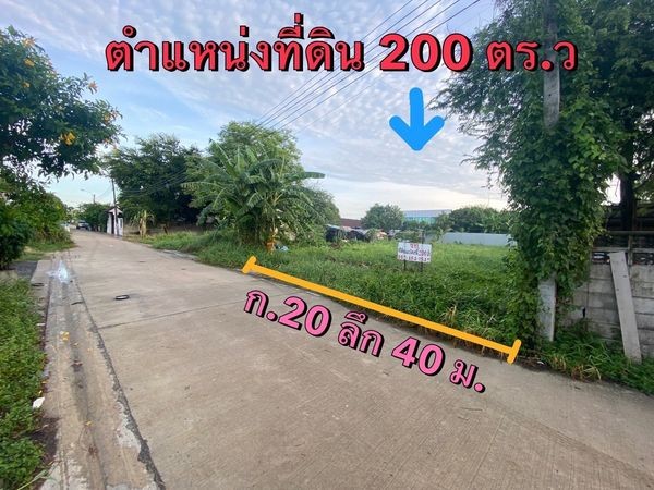 ที่ดินเปล่า 200 ตร.ว. ซอยสุขาภิบาล5 แยก18 กทม.